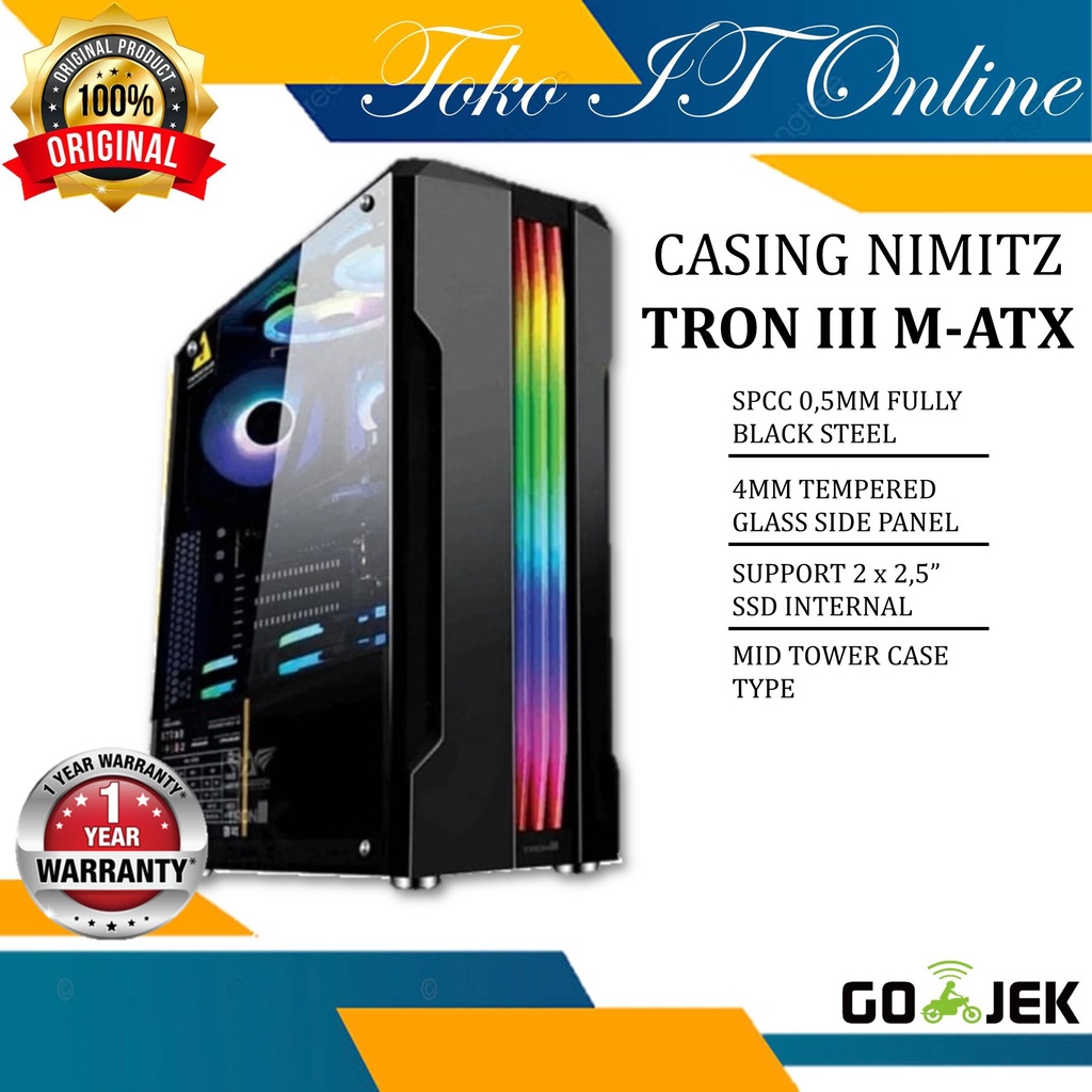 ARMAGGEDDON CASING NIMITZ TRON III - GAMING CASE