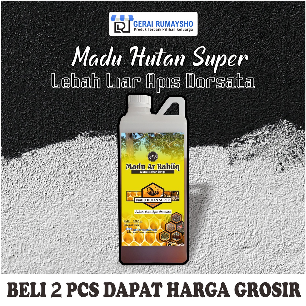 

MADU HUTAN SUPER MADU HUTAN ORIGINAL 100% ALAMI TANPA CAMPURAN APAPUN 1KG