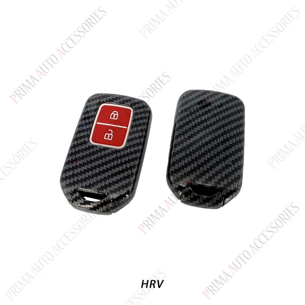 Casing Kunci Remote Mobil Carbon Fiber - HRV