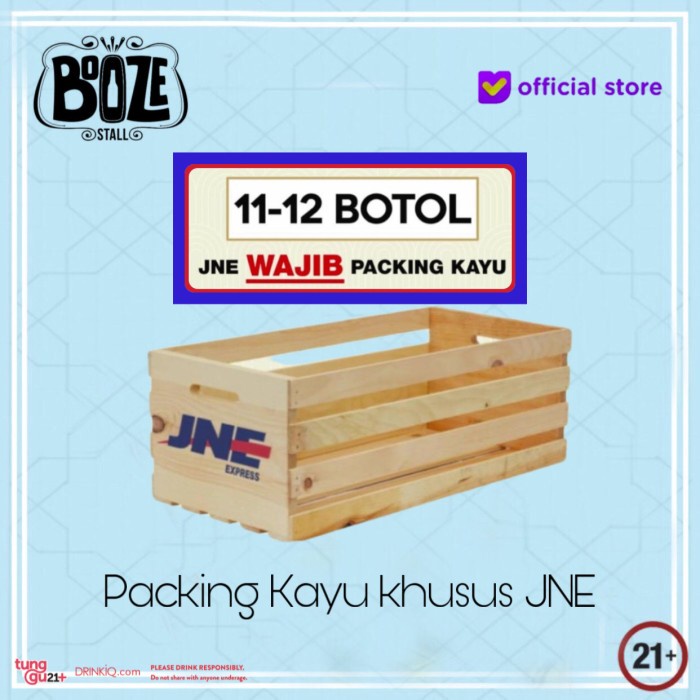 Packing kayu JNE 11-12 botol