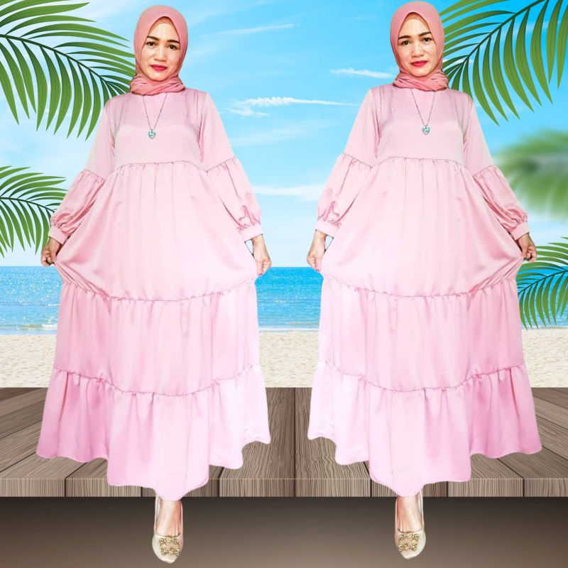 ( Dress ) Midi Sultan Maxmara luxury Premium