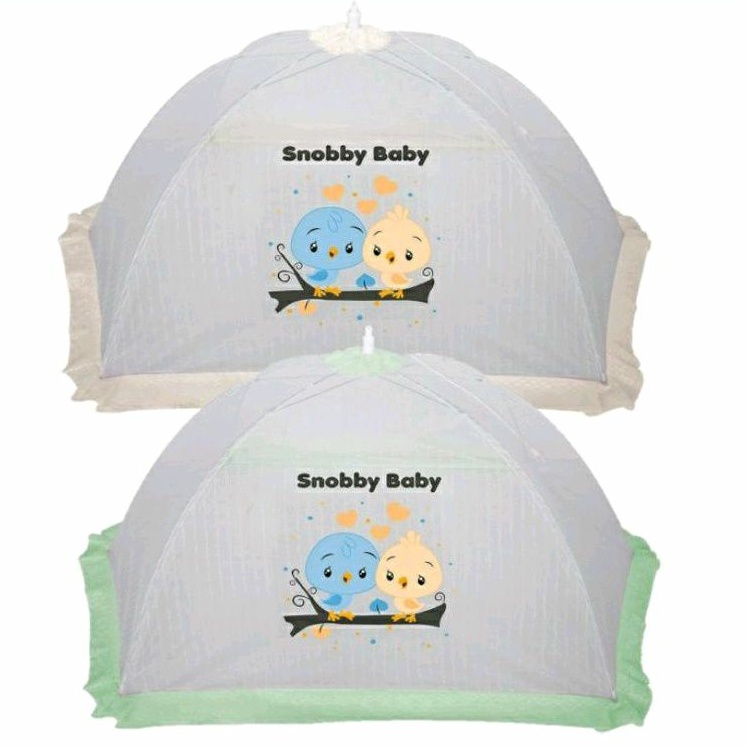 Kelambu Bayi Snobby Mayka Little Bird Vitrase | Kojong Bayi Kelambu Lipat 105x65x46cm SNI Newborn