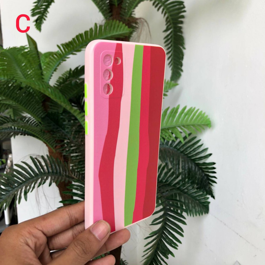 Casing Import Softcase Rainbow OPPO A15 A15S A53 A33 A32 2020 A11K A12 A5S A7