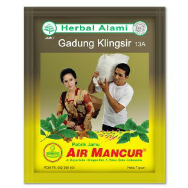 JAMU AIR MANCUR GADUNG KLINGSIR 13A (1 pack isi 10 sachet)