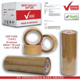 V One Lakban OPP Tape 2 Inch 48mmx90y