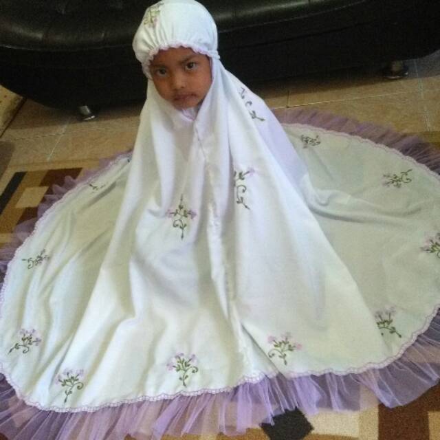 Mukena Anak Bordir timbul