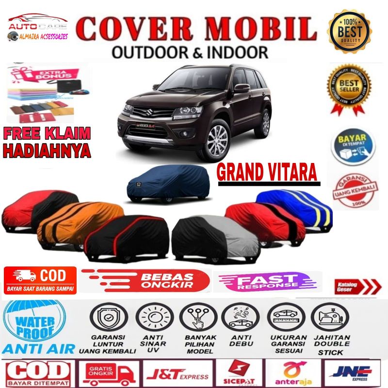 COVER MOBIL/SARUNG MOBIL SUZUKI GRAND VITARA MANTEL MOBIL WATERPROOF