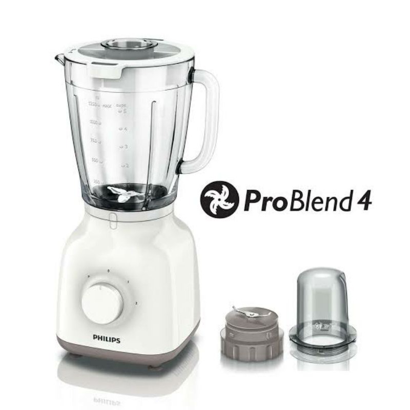 Philips Blender Hr2106 gelas kaca 1.5L