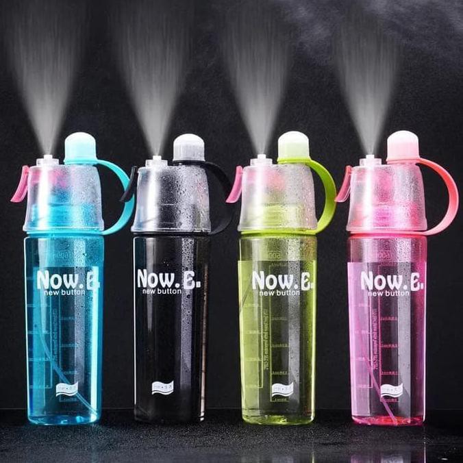 Botol Minum Spray Sport Water Bottle New B / Now E 600ML