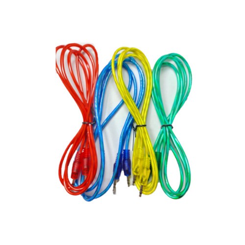 Kabel Aux Audio/ Transparan/ kabel audio 1 To 1 panjang 1.5M