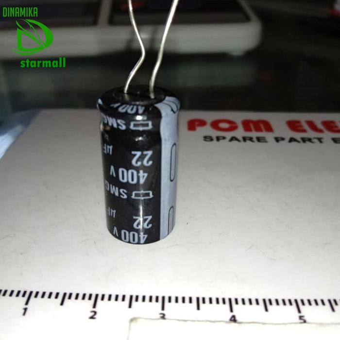22Uf 400V 22 400 Elco Capacitor Elko Kapasitor Polar Pcmelebik54