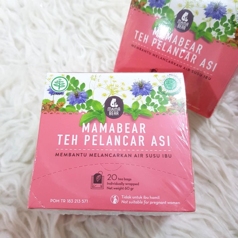 Jual Mamabear Teh Pelancar Asi 20 Tea Bags Indonesia Shopee Indonesia