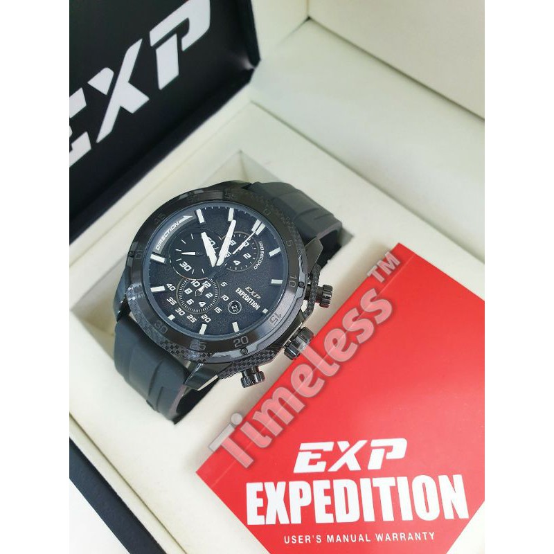 Jam tangan pria new expedition EXP E 6810 M Black