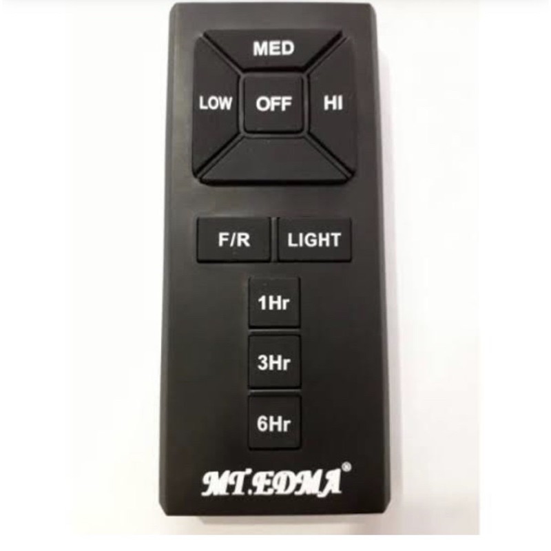 Remote kipas MT EDMA tipe Studio dengan lampu remote kipas angin edma