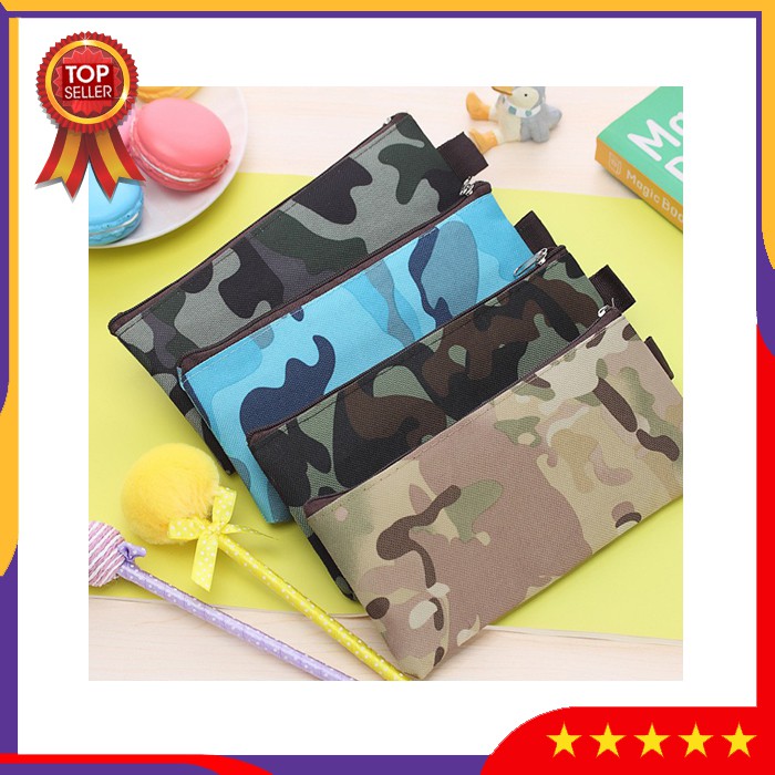

VBS13 Tempat Pensil Army Pattern Pencil Case Pouch Alat Tulis Pensil Perlengkapan Sekolah