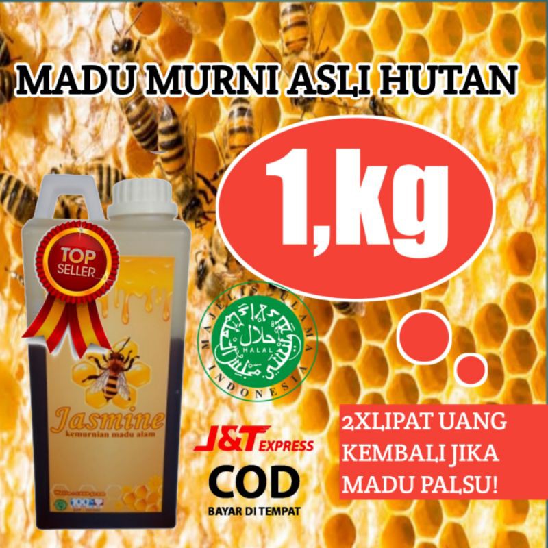 

MADU ASLI HUTAN MURNI ISI 1 KG TERLARIS / MADU MANIS 100% ASLI