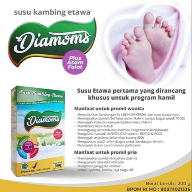 

Susu DIAMOMS (SUSU KAMBING ETAWA)