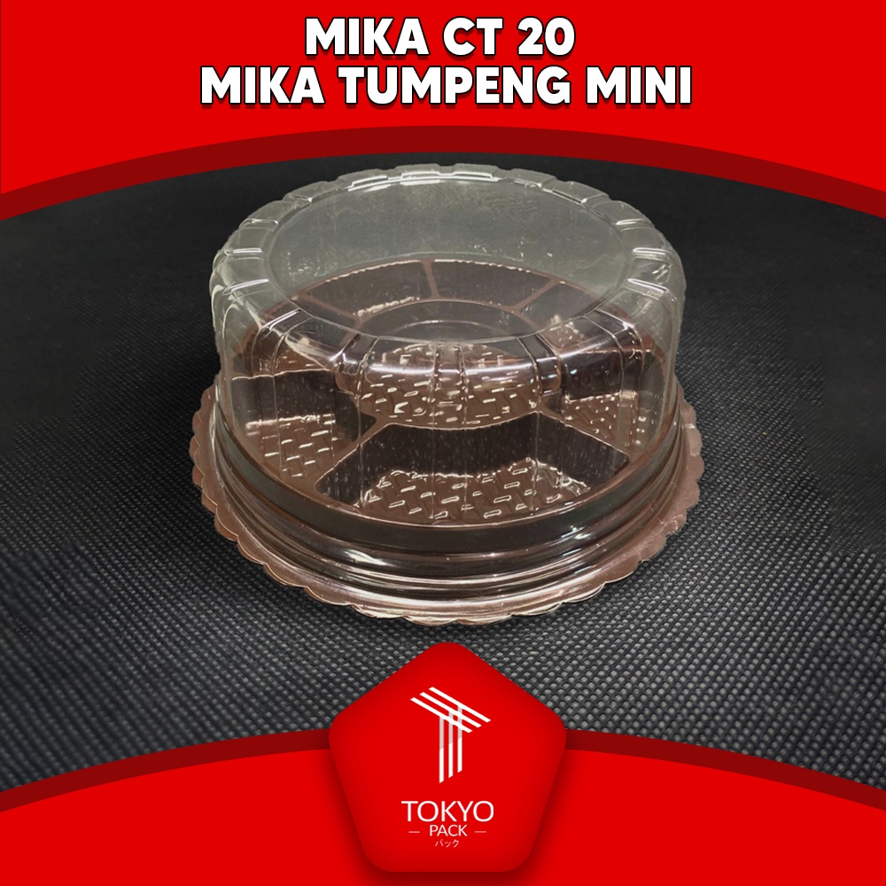 MIKA CT 20 - MIKA TUMPENG MINI + TUTUP - MIKA BULAT SEKAT