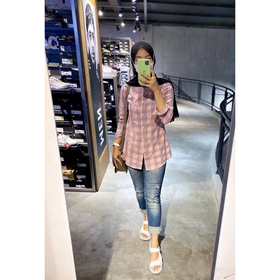 Baju atasan tunik katun wanita terbaru 2021