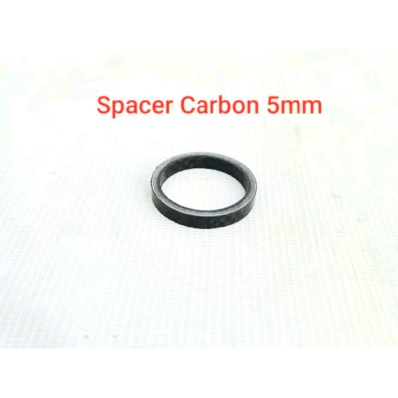 Spacer Ring Carbon 5mm Spacer Fork Sepeda 5 mm