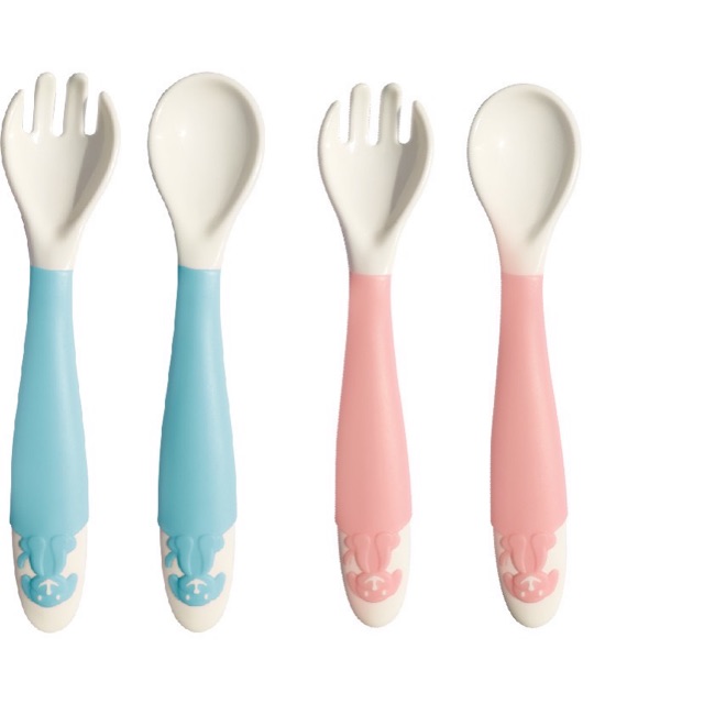 BABY SAFE BENDABLE SPOON &amp; FORK WITH CASE B348