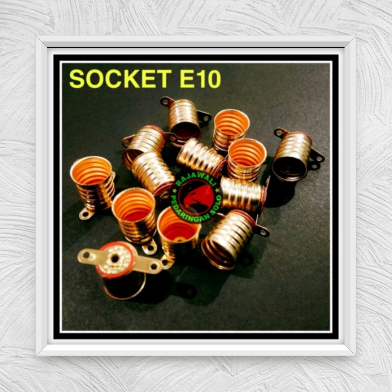 Jual FITTING LAMPU E10 FITTING LAMPU PRAKTIKUM E10 FITTING BOHLAM E10