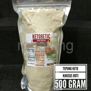 

Ketobetic Bread 500g Tepung Keto Khusus Roti