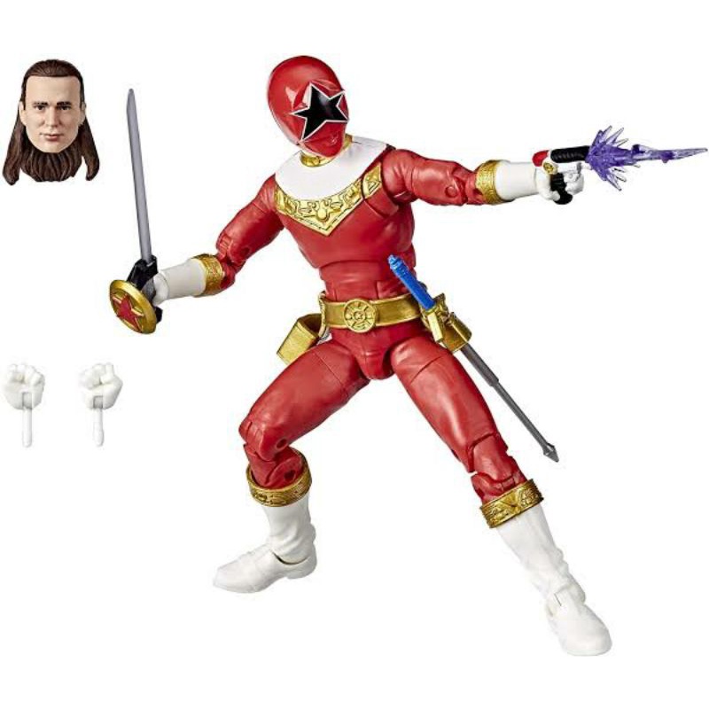 ori original power rangers zeo red ranger lightning collection hasbro mainan robot action figure