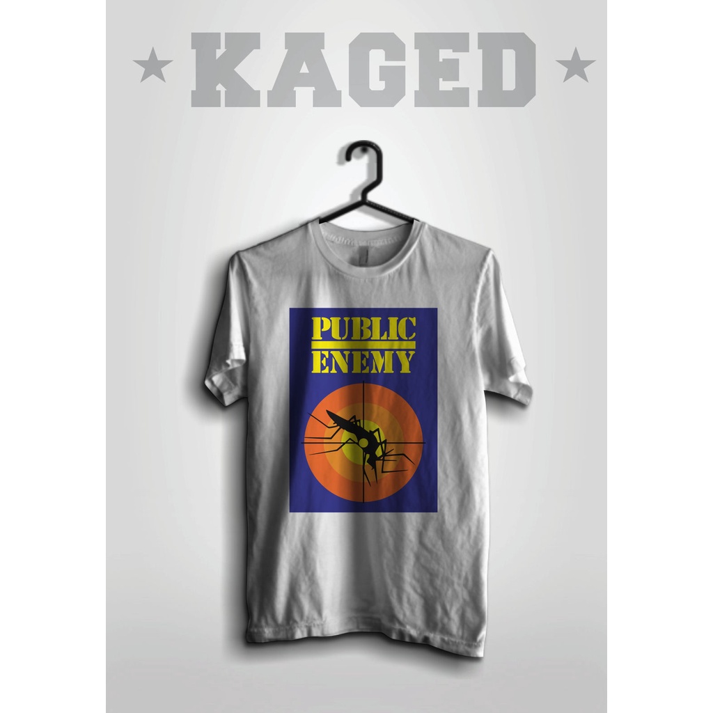 KAOS PUBLIC ENEMY KAOS BAND PUBLIC ENEMY KAOS PLESETAN KAOS LUCU KAOS BAND #WARNAPUTIH