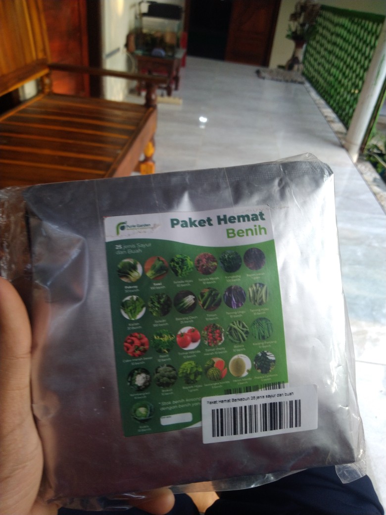 Paket Hemat Berkebun 25 Jenis Sayur Dan Buah