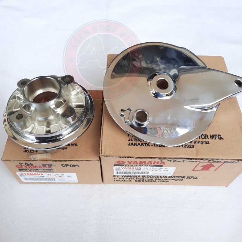 nap gir belakang dan tutup trombol belakang rx King Chrome Original yamaha