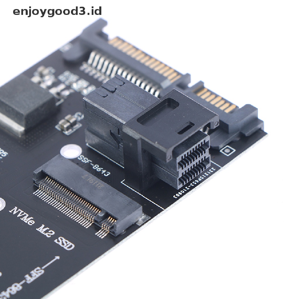 Adapter 22pin Sata M.2 Ssd Sff-8643 Ke Nvme M.2 Ngff Ssd Untuk Mainboard