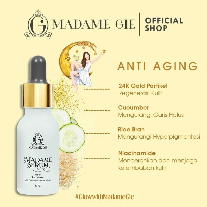 MADAME GIE Madame Serum Skin Care Face Serum Serum Wajah