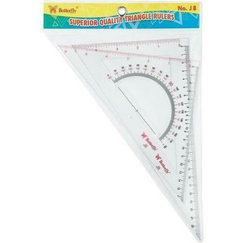 

Penggaris Segitiga Butterfly No 8