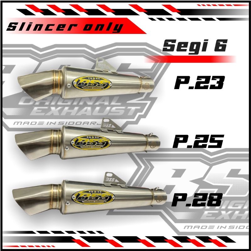 knalpot bss original SEGINAM  free laser nama