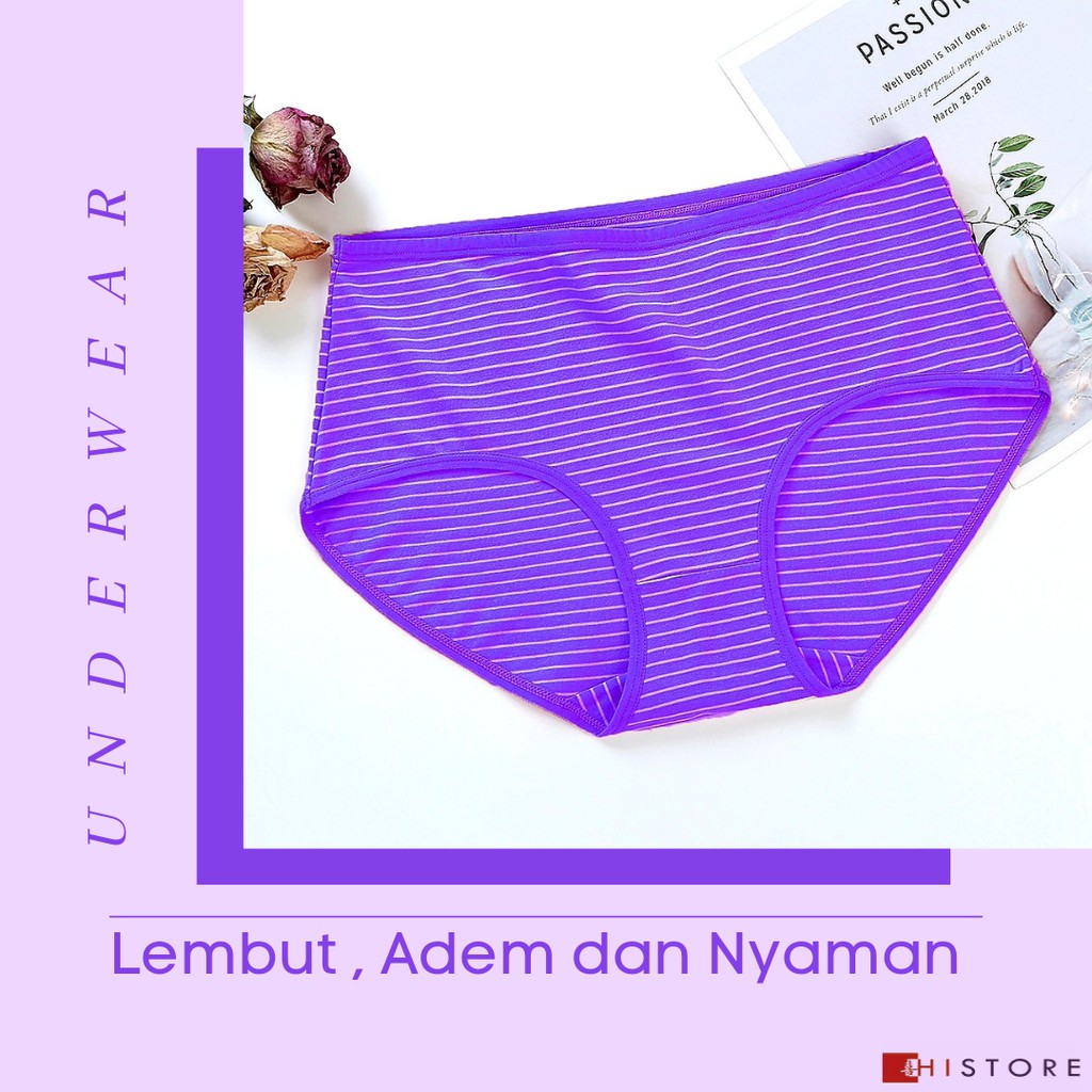 [HI]CELANA DALAM JUMBO UNDERWEAR UNDIES CD WANITA 34cm x 29cm Art 908