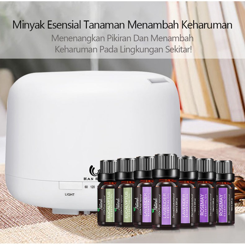 Essential Oil/Aromatherapy/Aroma Terapi/Minyak Essensial/Pengharum Ruangan-10ml