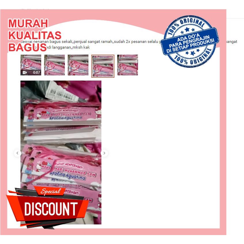 

Terlaris !!! label plastik snack ulang tahun AENBAG