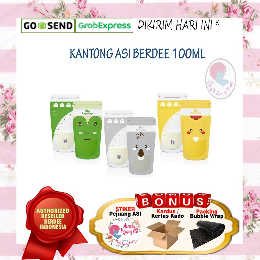 Plastik ASI Berdee / Kantong ASI Berdee 100ml