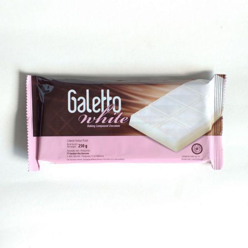 

Galetto White Compound Chocolate 250gr