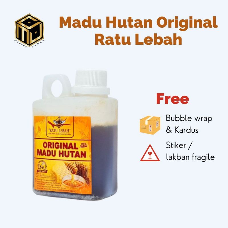 

Madu Hutan Asli Ratu Lebah Murni Original 100% Alami 500 gr Madu Mentah 1/2 kg Teruji Lab