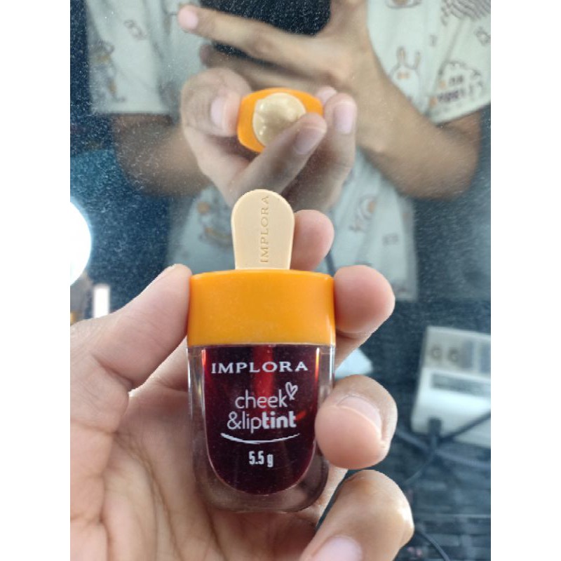 preloved implora lip  tint and cheek
