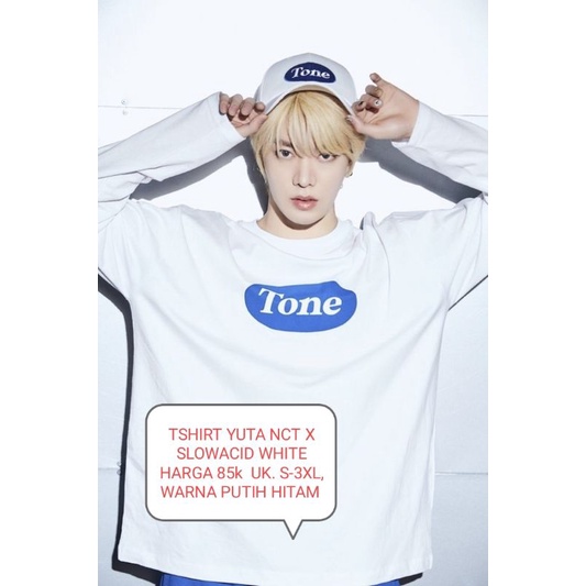 T-SHIRT KAOS LENGAN PANJANG YUTA NCT X SLOWACID
