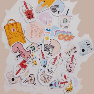 Aesthetic Sticker Stiker Estetik  BACA DESKRIPSI 