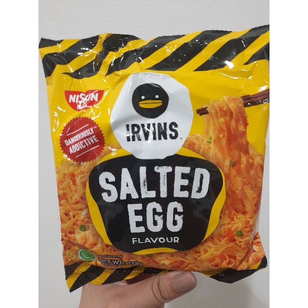 Nissin Irvin's salted egg noodle sachet