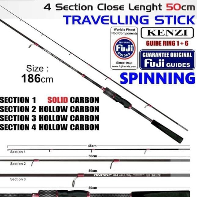 qwp.>brz-889  JORAN KENZI TRASTIC 624... TRAVELLING STIK FUJI