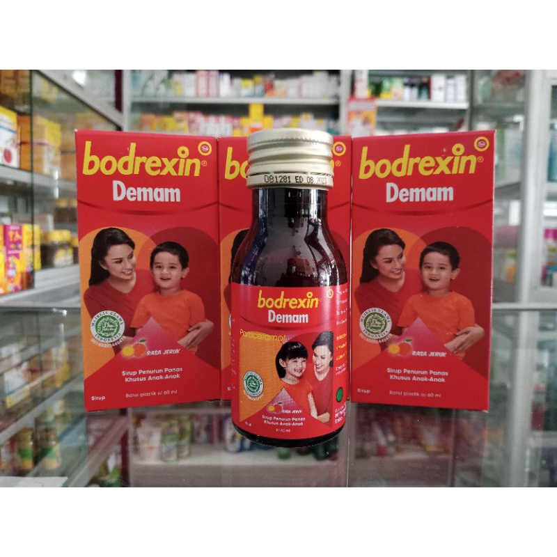 Bodrexin Demam Paracetamol Rasa Jeruk 60 ml