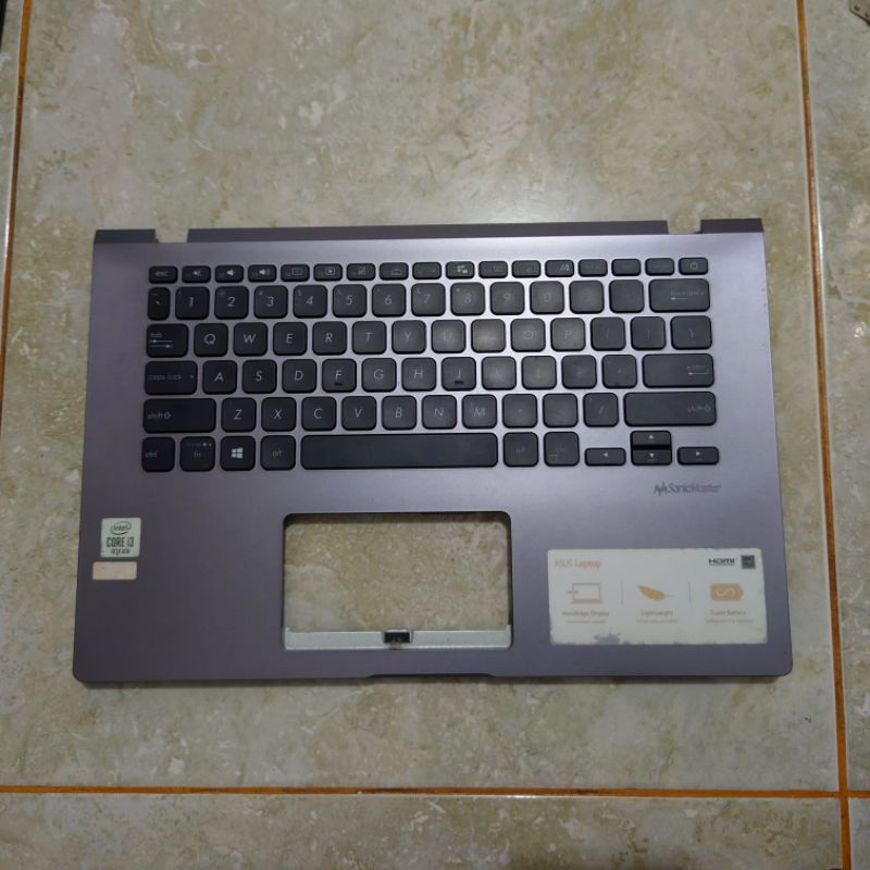 casing keyboard bagian depan  palmrest laptop asus a409 x409 409