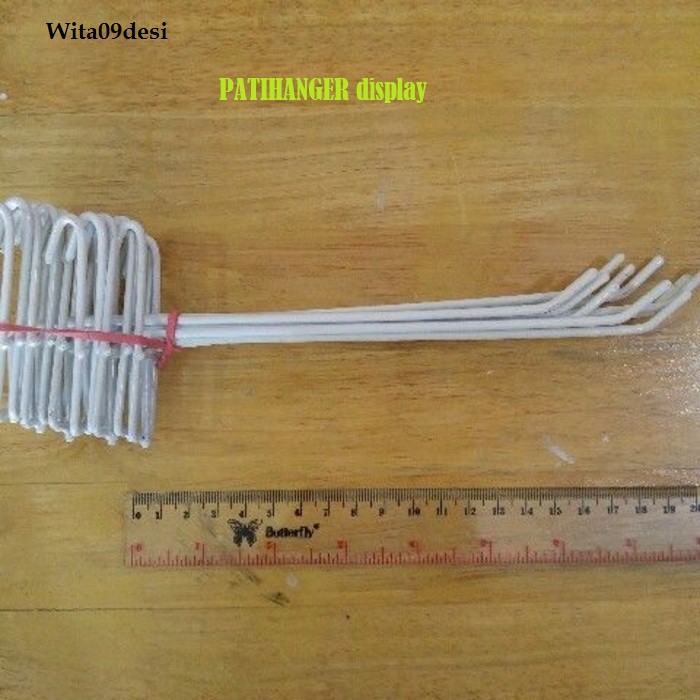 Single Ram besi Putih 20cm /Hook Cantelan Ram Gantungan Aksesoris