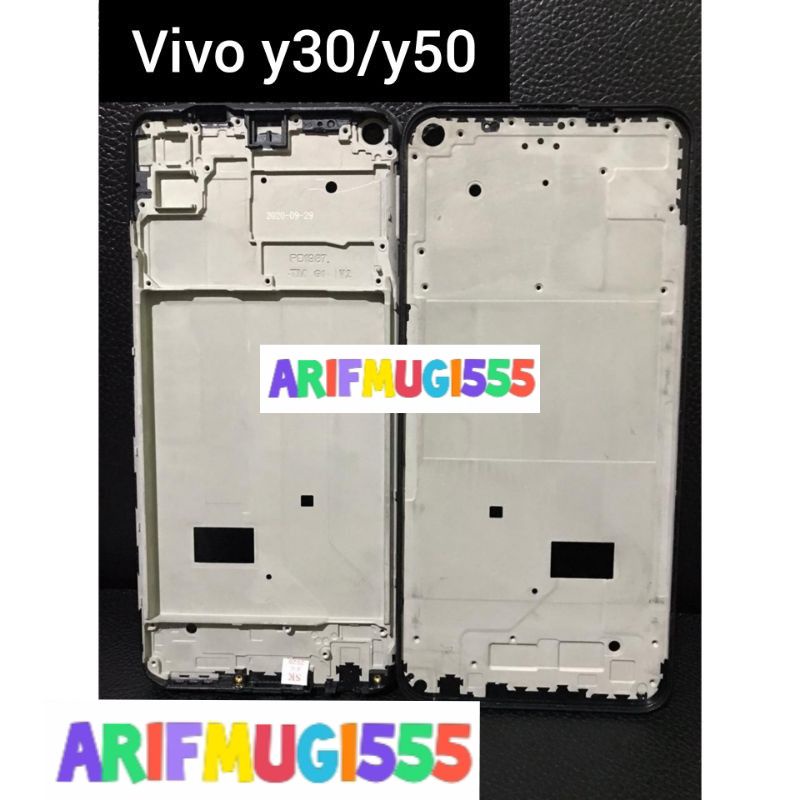 FRAME LCD TULANG TENGAH TATAKAN BAZZEL BACKDOOR VIVO Y50-Y30 ORIGINAL